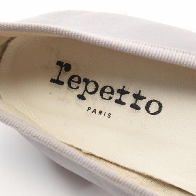 repetto(レペット)の バレエシューズ フラットシューズ レザー パープルグレー レディースの靴/シューズ(バレエシューズ)の商品写真