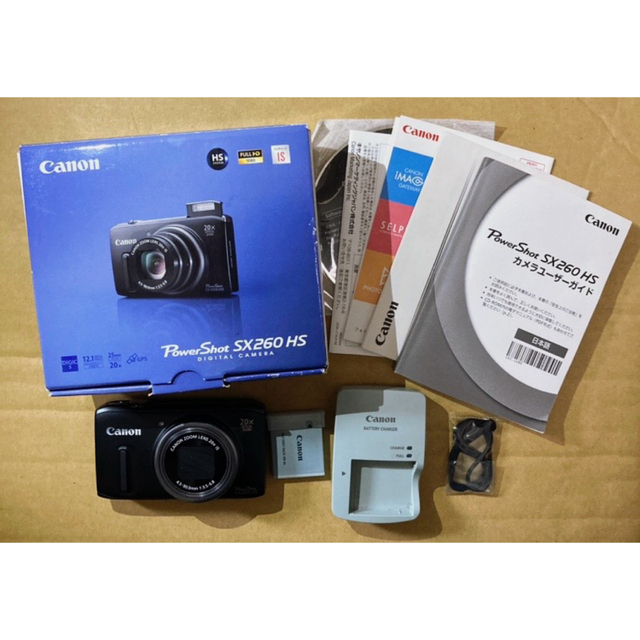 ３インチTFTカラーCanon キャノン PowerShot SX260HS 完全動作品