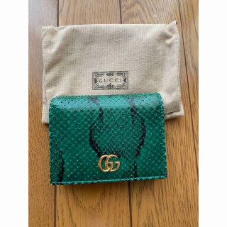 グッチ(Gucci)の特別セール!!★GUCCI  (GGマーモント) パイソンカードケース(財布)