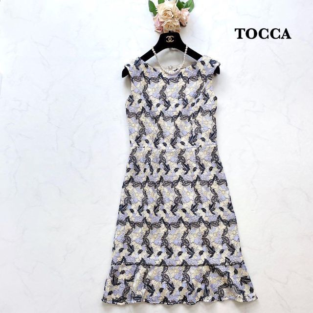 TOCCA - 【TOCCA】大人気完売＊OTOME 花柄レース ワンピース 大きい ...