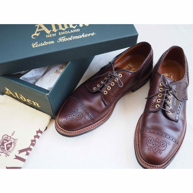 67600円 Alden Chromexcel Medallion Blucher Tip cropsresearch.org