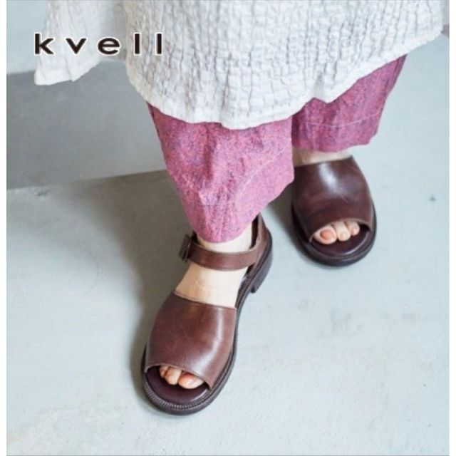 kvell レザー サンダル 041223color