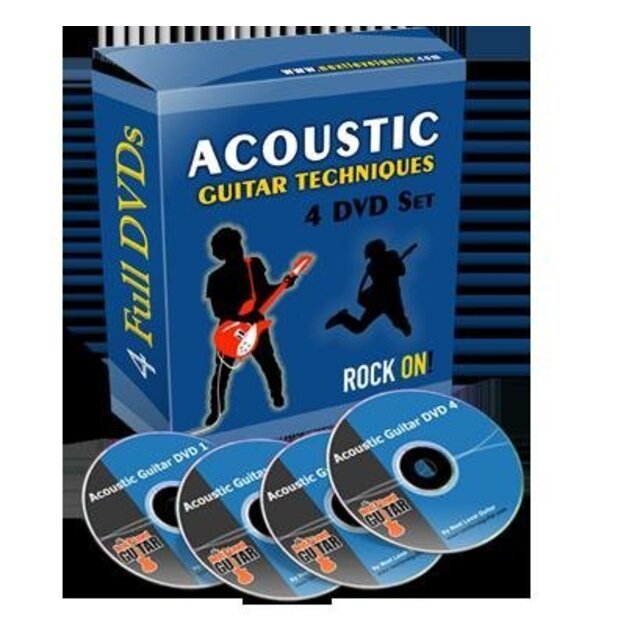 (中古）Acoustic Guitar Techniques 4 DVD Set from NextLevelGuitar