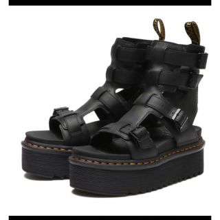 ドクターマーチン(Dr.Martens)のドクターマーチン GIAVANNAQUAD BLACK  uk4(サンダル)