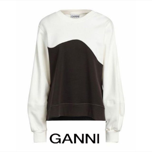 GANNI コットン スウェット プルオーバー 0417