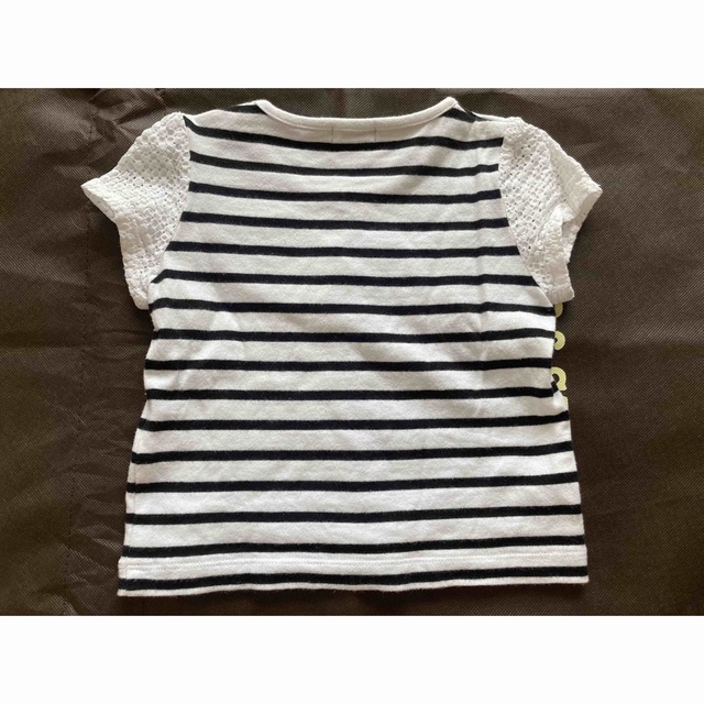 BeBe(ベベ)のべべ 半袖90 ボーダー キッズ/ベビー/マタニティのキッズ服女の子用(90cm~)(Tシャツ/カットソー)の商品写真