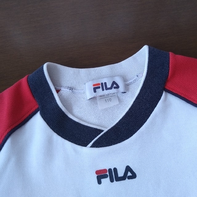 FILA(フィラ)の110センチ　FILA　幼稚園　体操服 キッズ/ベビー/マタニティのキッズ/ベビー/マタニティ その他(その他)の商品写真