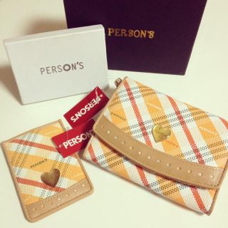 パーソンズ(PERSON'S)の新品＊パーソンズ 財布＆定期入れ セット(財布)