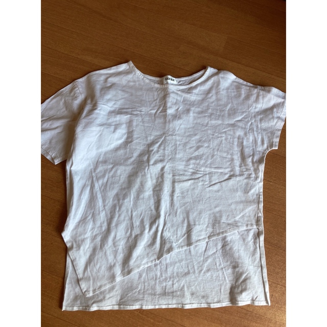 白 Tシャツ レディースのトップス(Tシャツ(半袖/袖なし))の商品写真