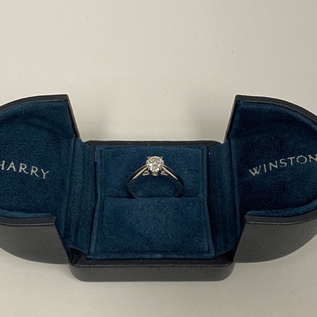 HARRY WINSTON - 新同 定価155万 ハリーウインストン D0.55 ソリティア
