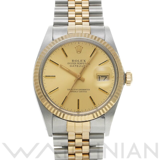 ROLEX - 中古 ロレックス ROLEX 16013 87番台(1984年頃製造) シャンパン メンズ 腕時計