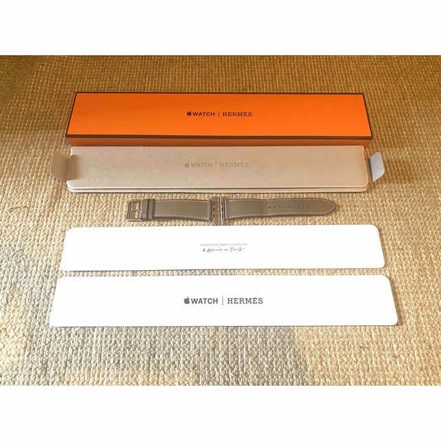 大人気廃盤色 アップルウォッチ HERMES レザーベルト AppleWatch