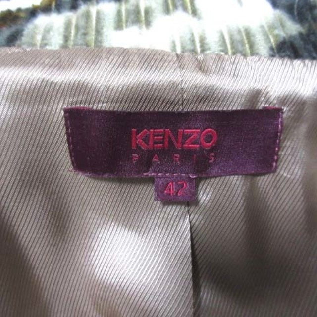 KENZO(ケンゾー)のケンゾー ジャケット コーデュロイ 花柄 1B ベージュ 42 LLサイズ相当 レディースのジャケット/アウター(その他)の商品写真