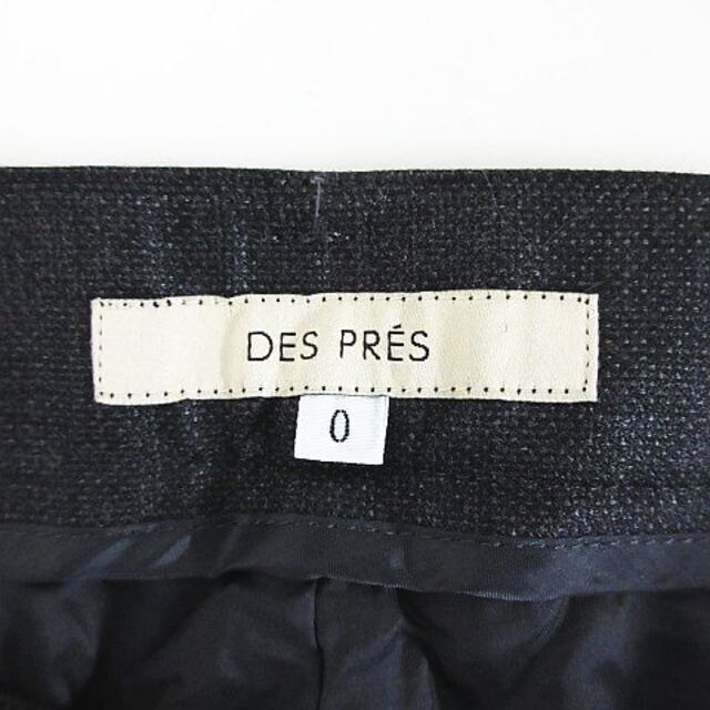 DES PRES(デプレ)のデプレ パンツ クロップド ロールアップ ウール混 ストレッチ 0 グレー レディースのパンツ(その他)の商品写真