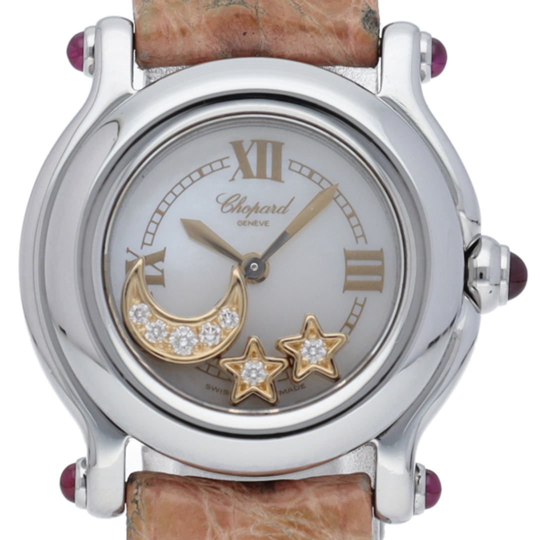 Chopard - ショパール ハッピースポーツ ムーンスター ダイヤ シェル