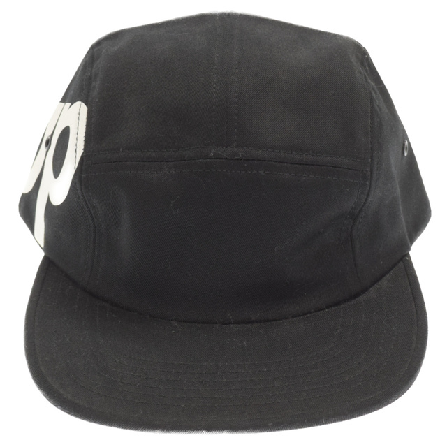 帽子SUPREME シュプリーム 13AW SUP camp cap ロゴプリント キャンプキャップ 帽子 ブラック