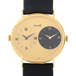 ピアジェ(PIAGET)のピアジェ デュアルタイム YG 612501 YG 手巻(腕時計(アナログ))