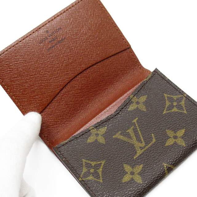 LOUIS VUITTON(ルイヴィトン)のルイ ヴィトン LOUIS VUITTON カードケース 名刺入れ モノグラムキャンバス ユニセックス 送料無料【中古】 t18776a レディースのファッション小物(パスケース/IDカードホルダー)の商品写真