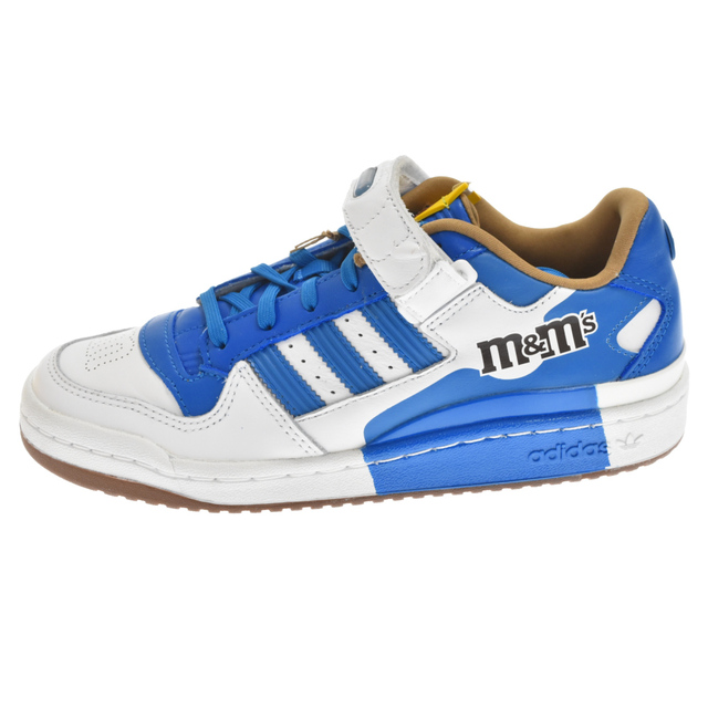 adidas アディダス ×m&ms Forum Low 84 エムアンドエムズ ローカットスニーカー ホワイト/ブルー US6/24cm GZ1936