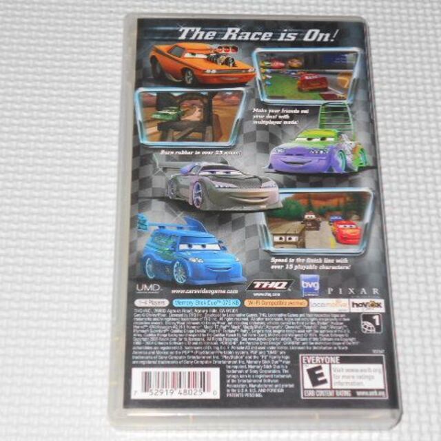 PSP★DISNEY CARS 海外版 北米版★箱付・説明書付・ソフト付 1