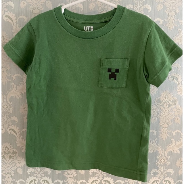 UNIQLO(ユニクロ)のUNIQLO Tシャツ　110サイズ　マイクラ キッズ/ベビー/マタニティのキッズ服男の子用(90cm~)(Tシャツ/カットソー)の商品写真