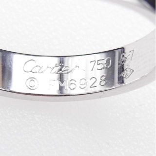 Cartier - 新品仕上げ済〔正規品〕750 K18WG カルティエ ラブリング