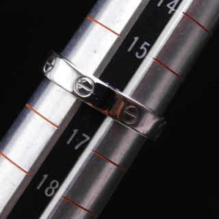 Cartier - 新品仕上げ済〔正規品〕750 K18WG カルティエ ラブリング