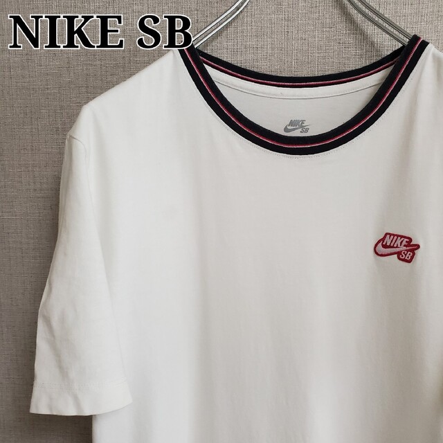 NIKE(ナイキ)のNIKE SB リンガーTシャツ ワッペン ロゴ ピンク メンズのトップス(Tシャツ/カットソー(半袖/袖なし))の商品写真