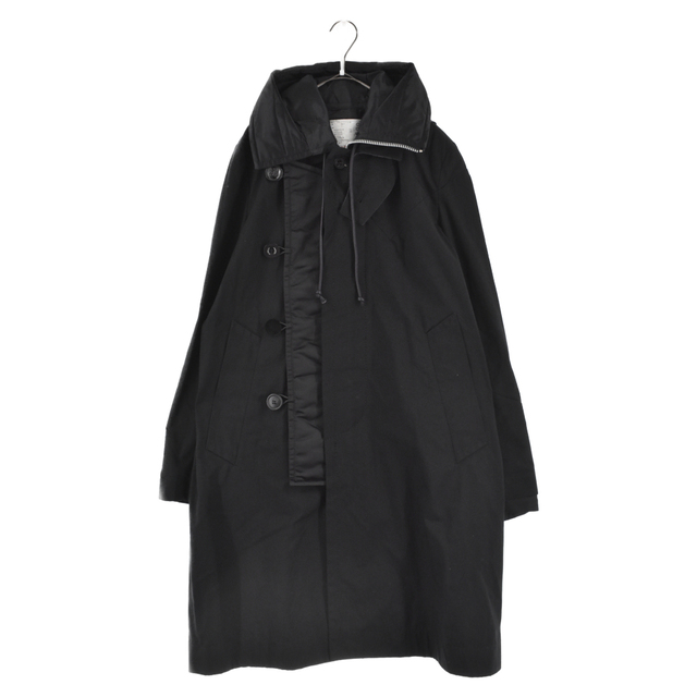 Sacai サカイ 21SS OXFORD COAT オックスフォード コート ブラック モッズコート 21-02500M