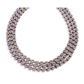 アッシュペーフランス(H.P.FRANCE)の新品　ダイヤモンドカット　スワロフスキーネックレス　colour snake(ネックレス)