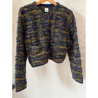 ロク(6 (ROKU))の6 ROKU SLUB MIX CARDIGAN カーディガン　ジャケット(カーディガン)