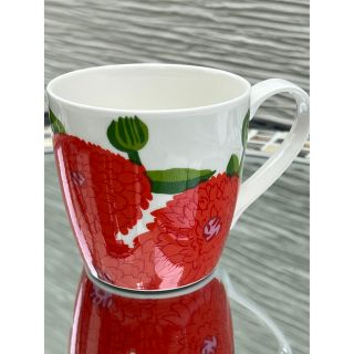 マリメッコ(marimekko)の【① こすあ様専用未使用美品 プリマヴェーラ　マグカップ　レッド　】(食器)