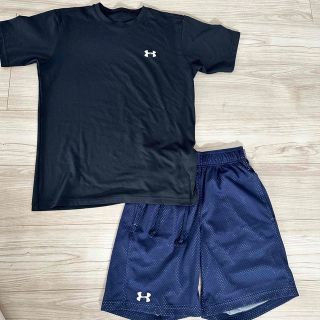 アンダーアーマー(UNDER ARMOUR)の#アンダーアーマー　#underarmour 上下セット　150cm(Tシャツ/カットソー)