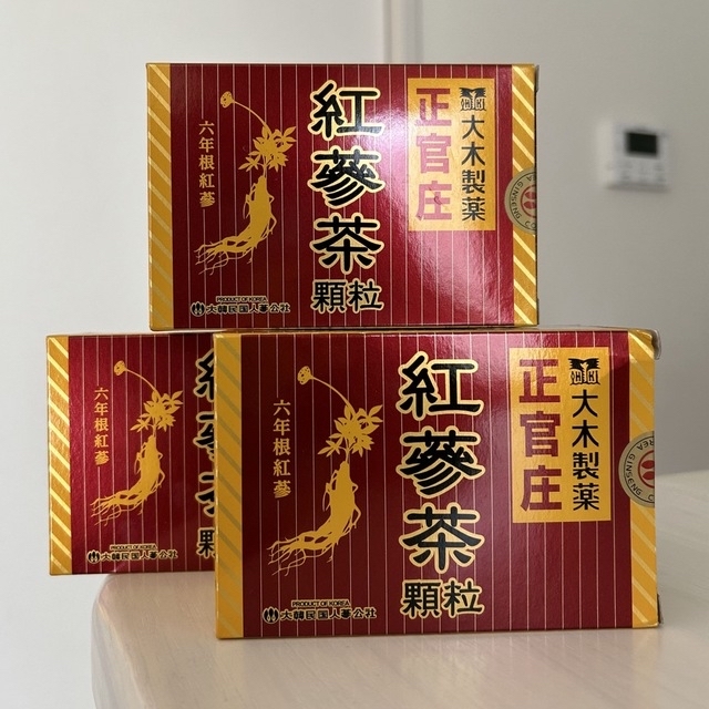 正官庄/紅参茶/顆粒/新品/3箱
