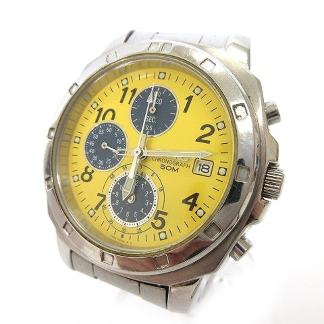 SEIKO(セイコー)のセイコー アナログ 腕時計 7T92-0CA0 クォーツ クロノグラフ 生活防水 レディースのファッション小物(腕時計)の商品写真