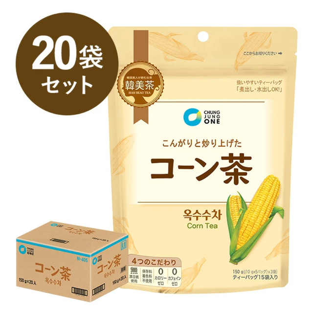 コーン茶 15包×20袋 食品/飲料/酒の飲料(茶)の商品写真