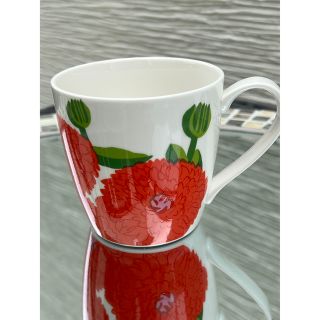 マリメッコ(marimekko)の【② 未使用 美品　Marimekko プリマヴェーラ　マグカップ　レッド　】(食器)