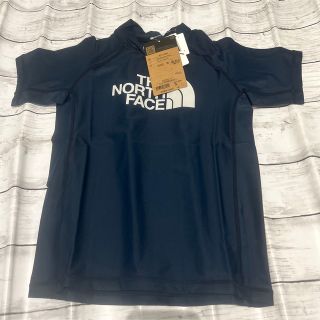 ザノースフェイス(THE NORTH FACE)のノースフェイス　ネイビー　ラッシュガード　新品　キッズ　140(水着)