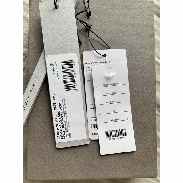 Rick Owens リックオウエンス ネックストラップ ネックレス【新品】 Rick Owens リックオウエンス ネックストラップ ネックレス【新品】