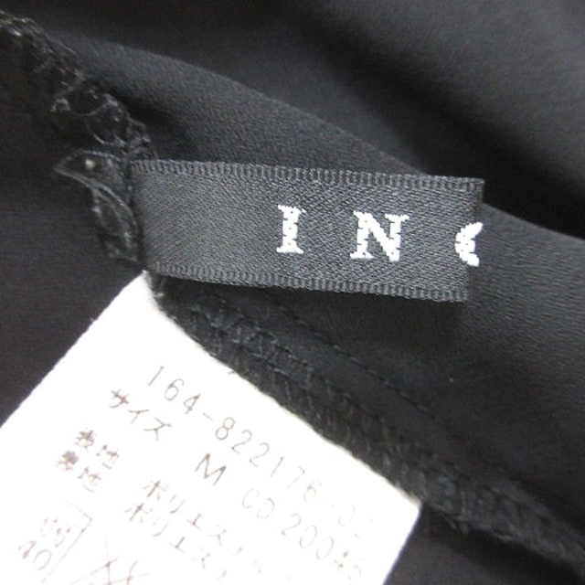 INGNI(イング)のイング INGNI ブラウス Vネック ノースリーブ M 黒 ブラック /MS レディースのトップス(シャツ/ブラウス(半袖/袖なし))の商品写真