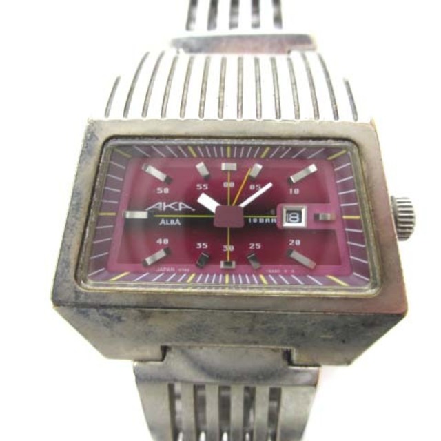 セイコー アルバ V782-5A90 腕時計 アナログ クォーツ シルバーカラー