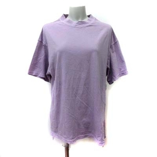 ナノユニバース(nano・universe)のナノユニバース Tシャツ カットソー チュニック 半袖 F 紫 パープル /YI(Tシャツ(半袖/袖なし))