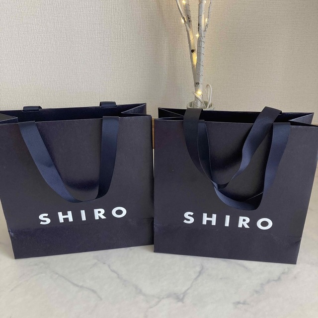 shiro(シロ)のSHIRO ショッパー 2枚セット レディースのバッグ(ショップ袋)の商品写真