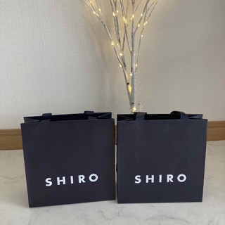 シロ(shiro)のSHIRO ショッパー 2枚セット(ショップ袋)