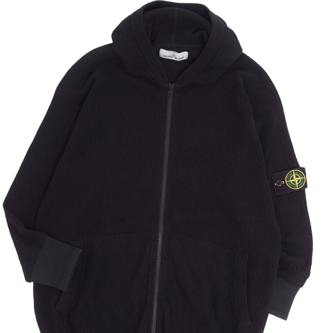 ストーンアイランド stoneisland 未使用 パーカー フーディ 黒 M