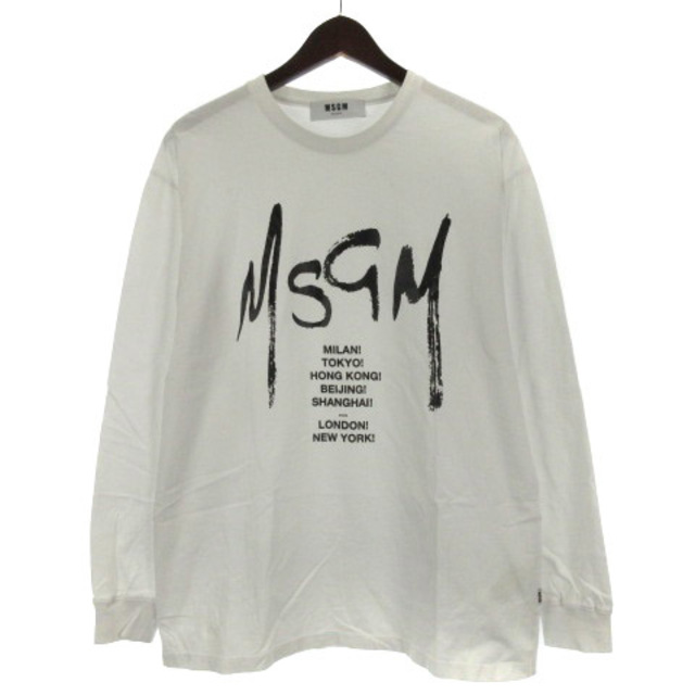 Tシャツ/カットソー(七分/長袖)MSGM ロンT - Tシャツ/カットソー(七分
