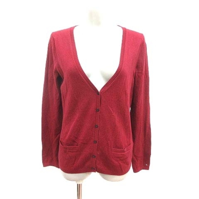 TOMMY HILFIGER - TOMMY HILFIGER カーディガン ニット Vネック 長袖 M