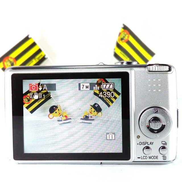 シルバーピーチ ☆完動品☆Panasonic LUMIX DMC-FX07☆シルバー