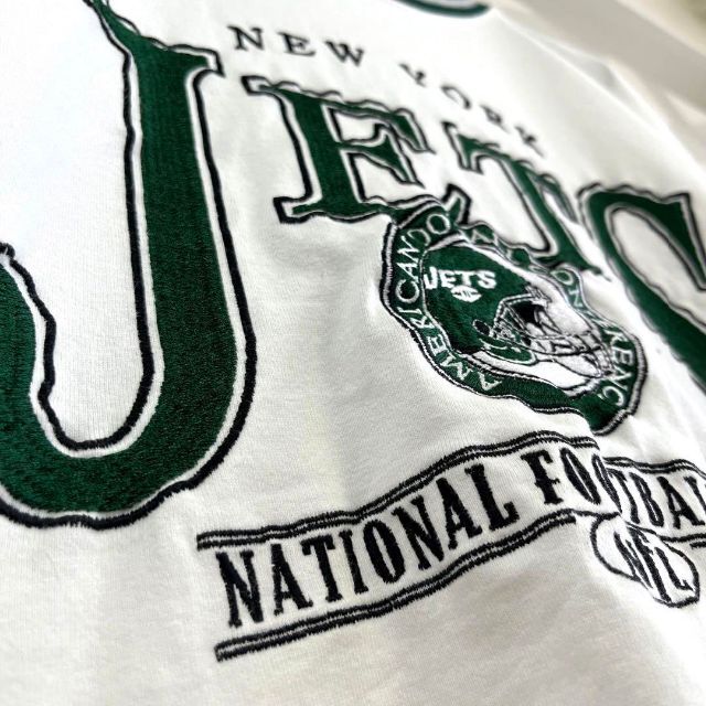 NFL】薄手 Jets チーム 刺繍 スウェット トレーナー ロンT Tシャツ