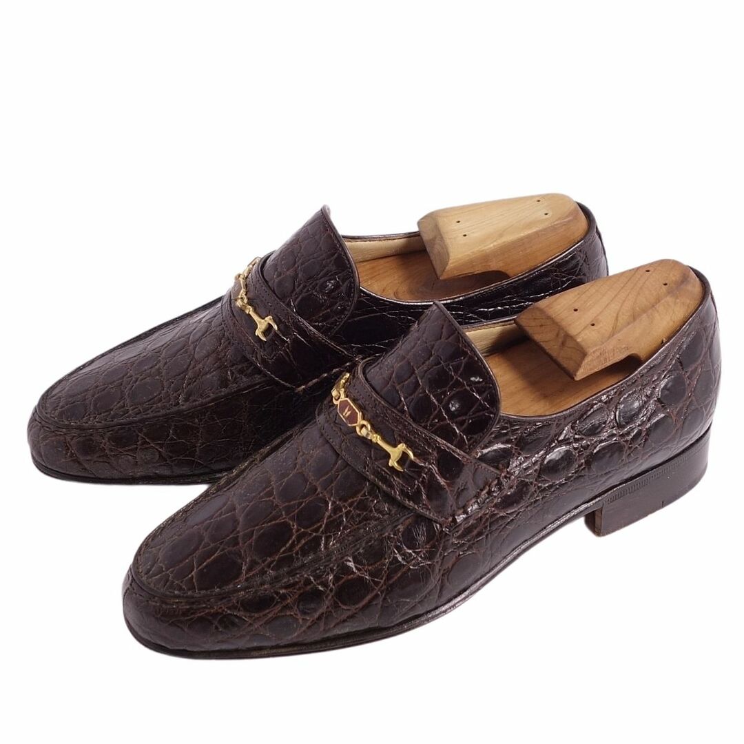 美品 モレスキー MORESCHI ローファー モカシン ホースビット 美品 モレスキー MORESCHI ローファー モカシン ホースビット